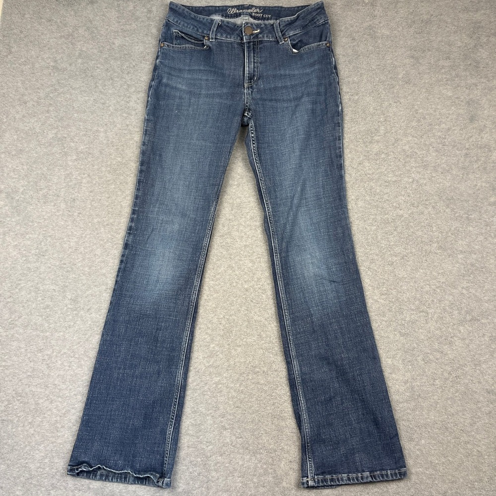 Wrangler Jeans Womens 28x32 Blue Bootcut Mid Rise Denim Casual Classic